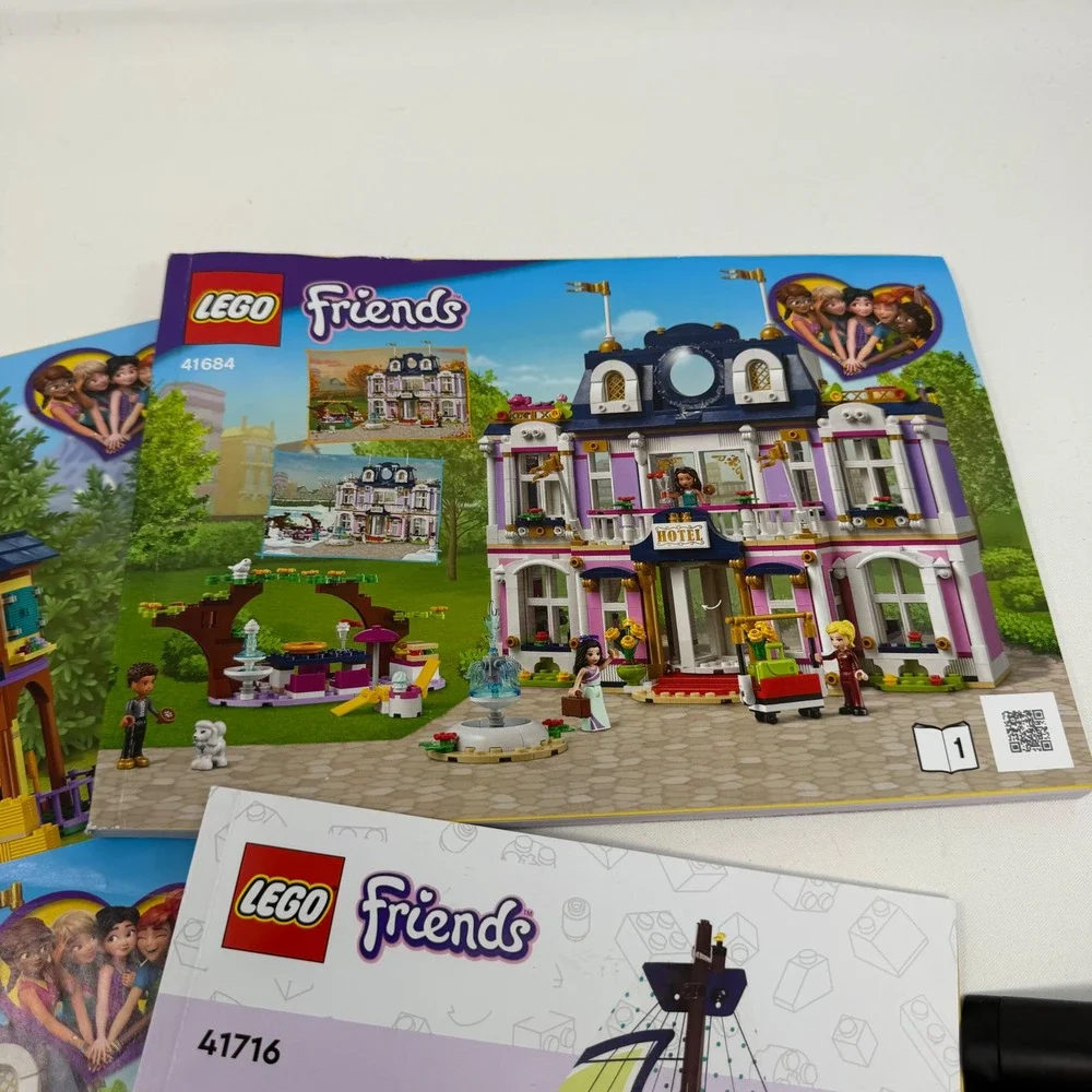 LEGO Friends Instruction Manuals Lot 41684 41683‎ 41716 Grand Hotel Forest Horse